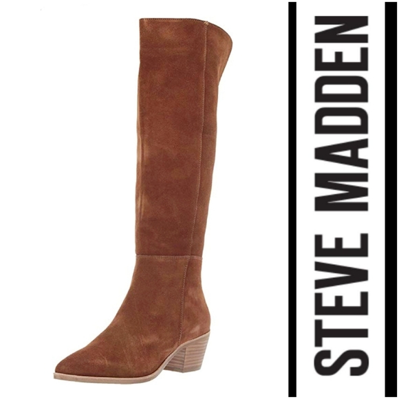 Steve Madden Shoes - Sleek Brown Suede Steve Madden Boots